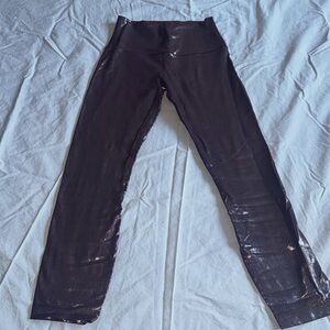 Lululemon size 4 workout leggings. Shimmer